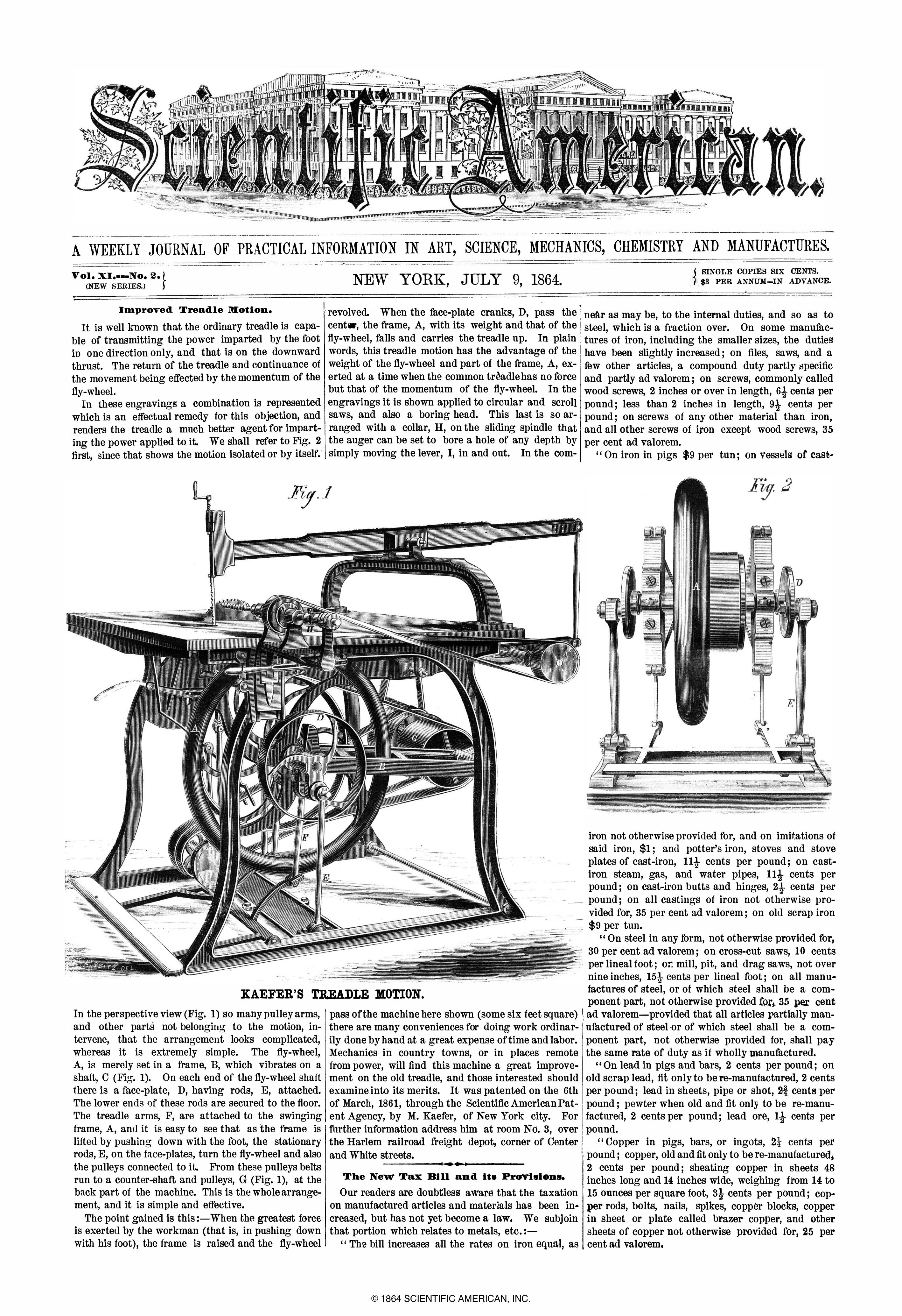 Scientific American Magazine Vol 11 Issue 2