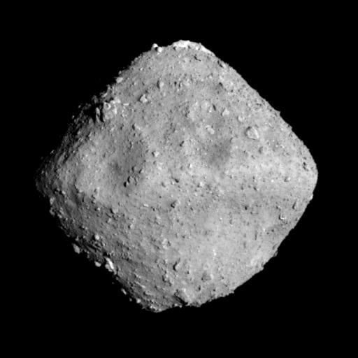 Asteroid Ryugu, seen from a distance of around 22 kilometers