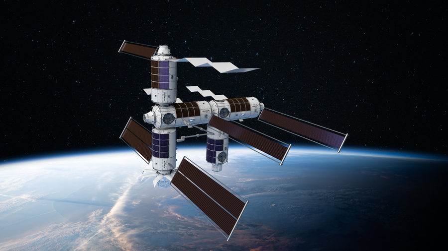 Rendering of the Axiom Space Station 