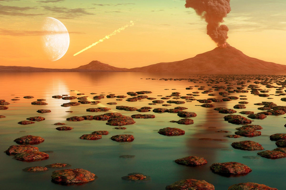 How Earth's Early Life Thrived amid Catastrophic Asteroid Impacts ...