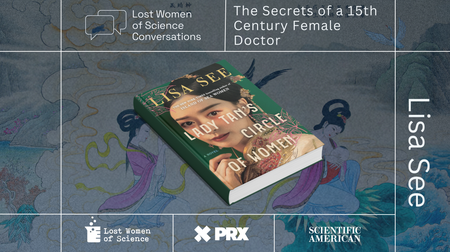 An illustration of a book jacket with a woman on the cover