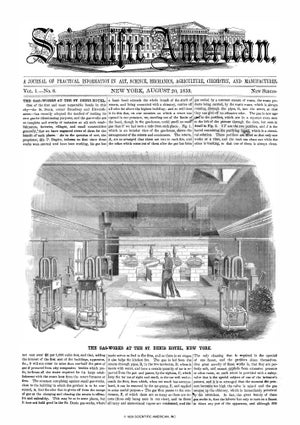 Scientific American Magazine Vol 1 Issue 8