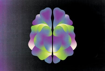 Abstract image of a brain