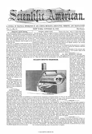 Scientific American Magazine Vol 1 Issue 17