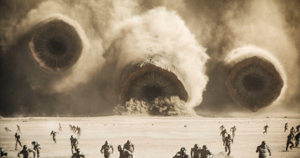 Dune Part Two Sandworms