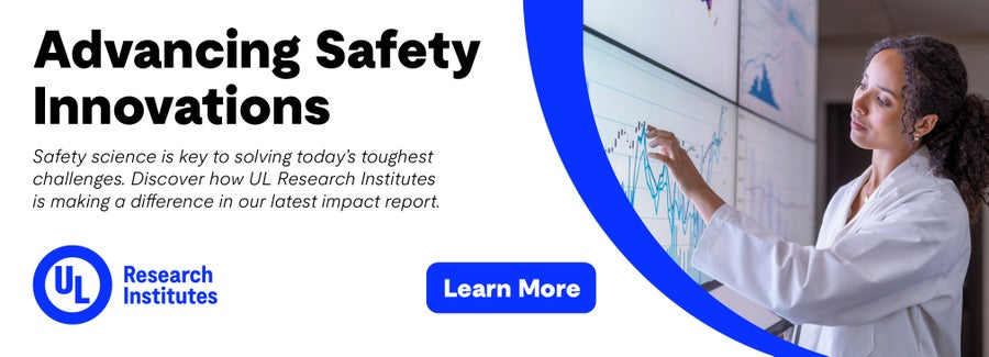 UL Research Institutes Advancing Safety Innovations ad