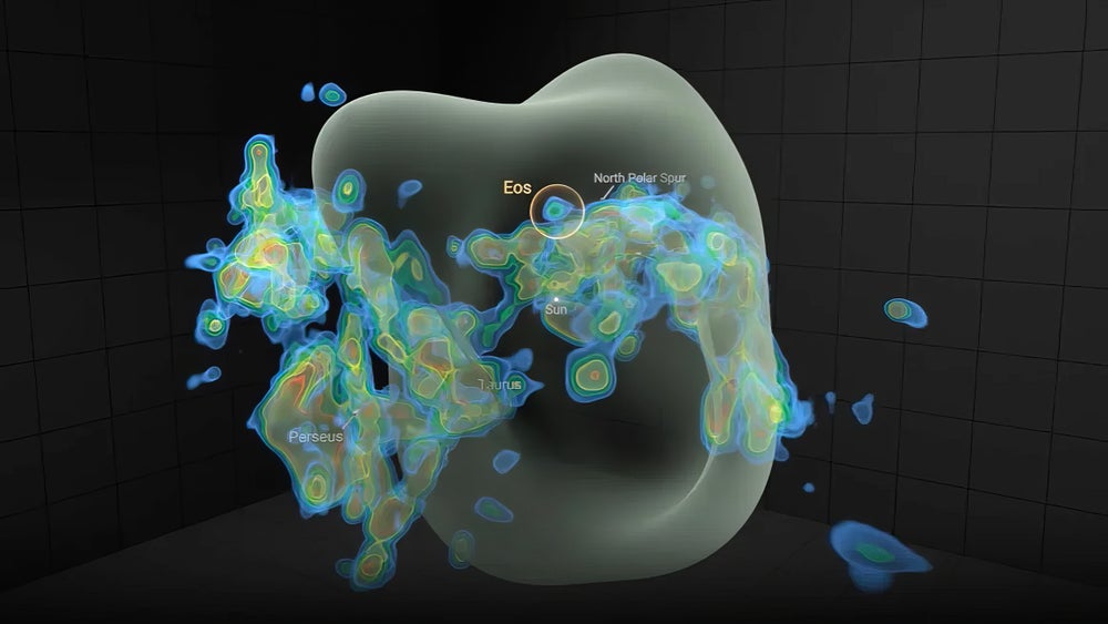 Una nube de formación de estrellas la llamó