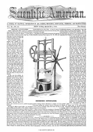 Scientific American Magazine Vol 2 Issue 10