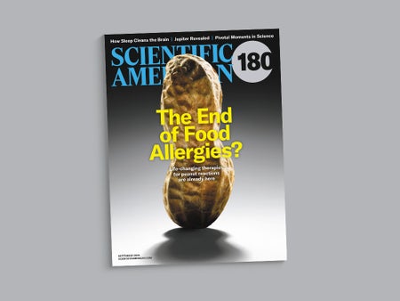 Cover of the September 2025 issue of Scientific American against a gray background