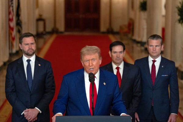 Trump e seu gabinete