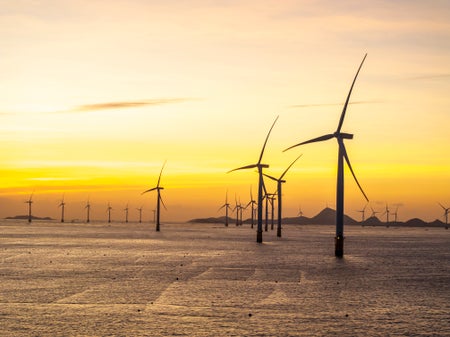 Offshore wind farm in China