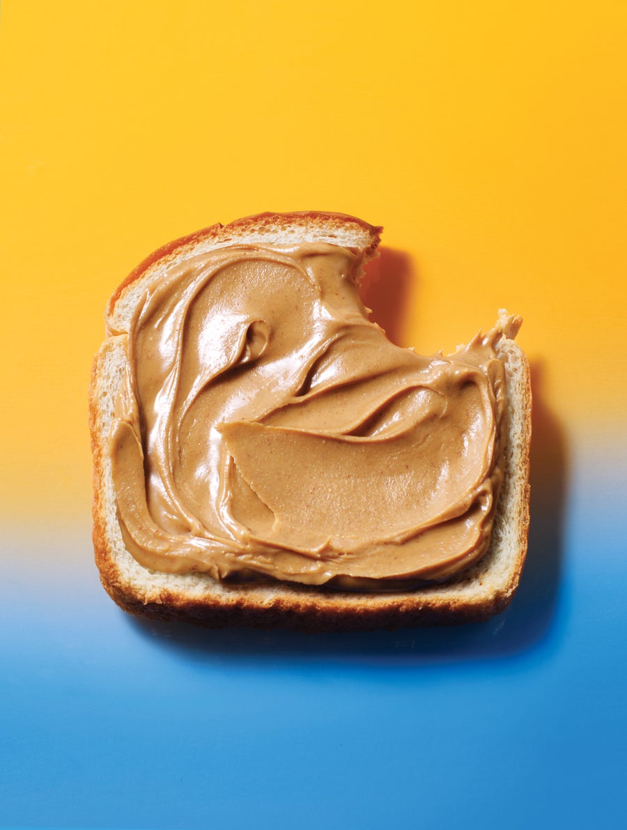 Peanut butter on bread