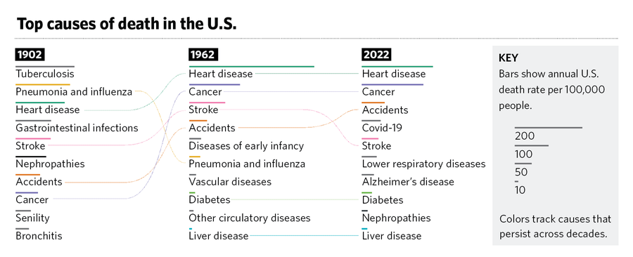 Cause of death graphics