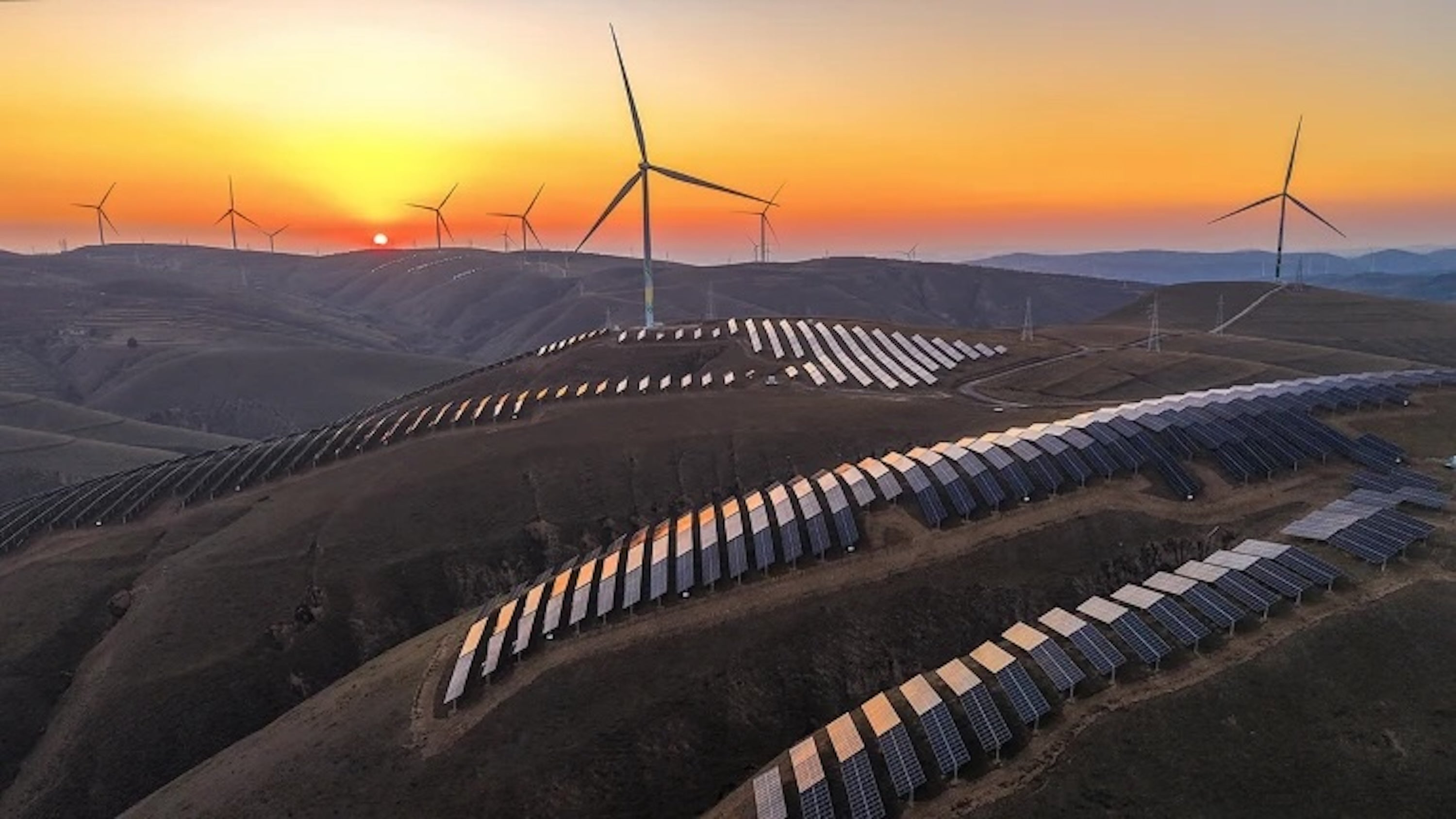 Renewable energy wind landscape