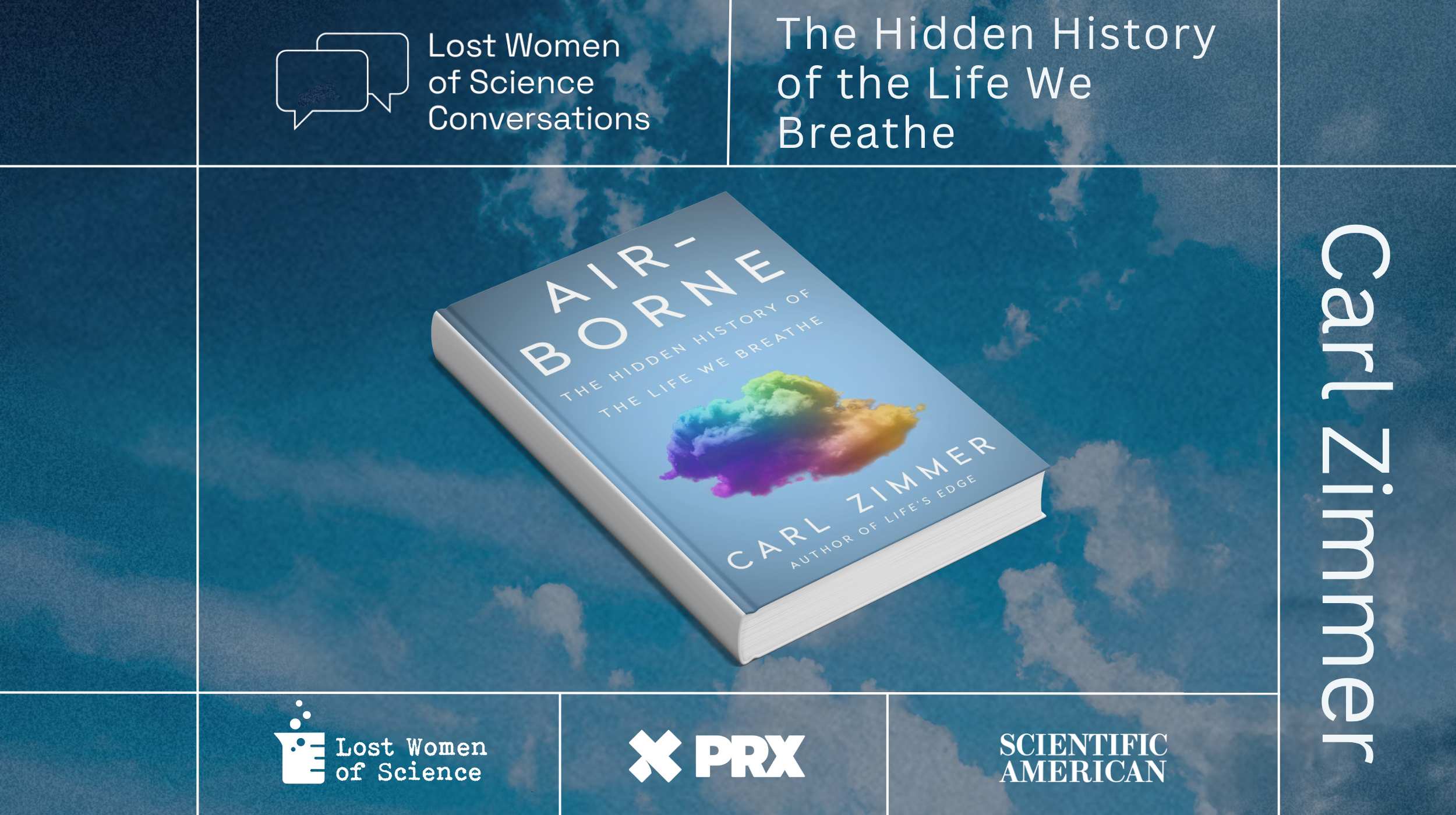 An illustration of a book with the words "Air-Borne" on it