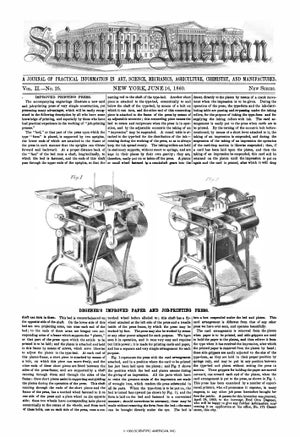 Scientific American Magazine Vol 2 Issue 25
