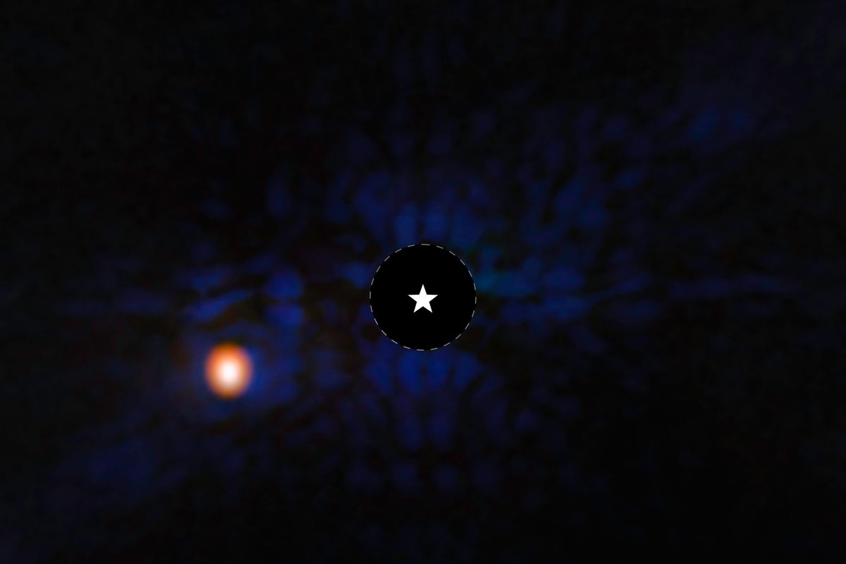 JWST Images Freezing Giant Exoplanet 12 Light-Years Away