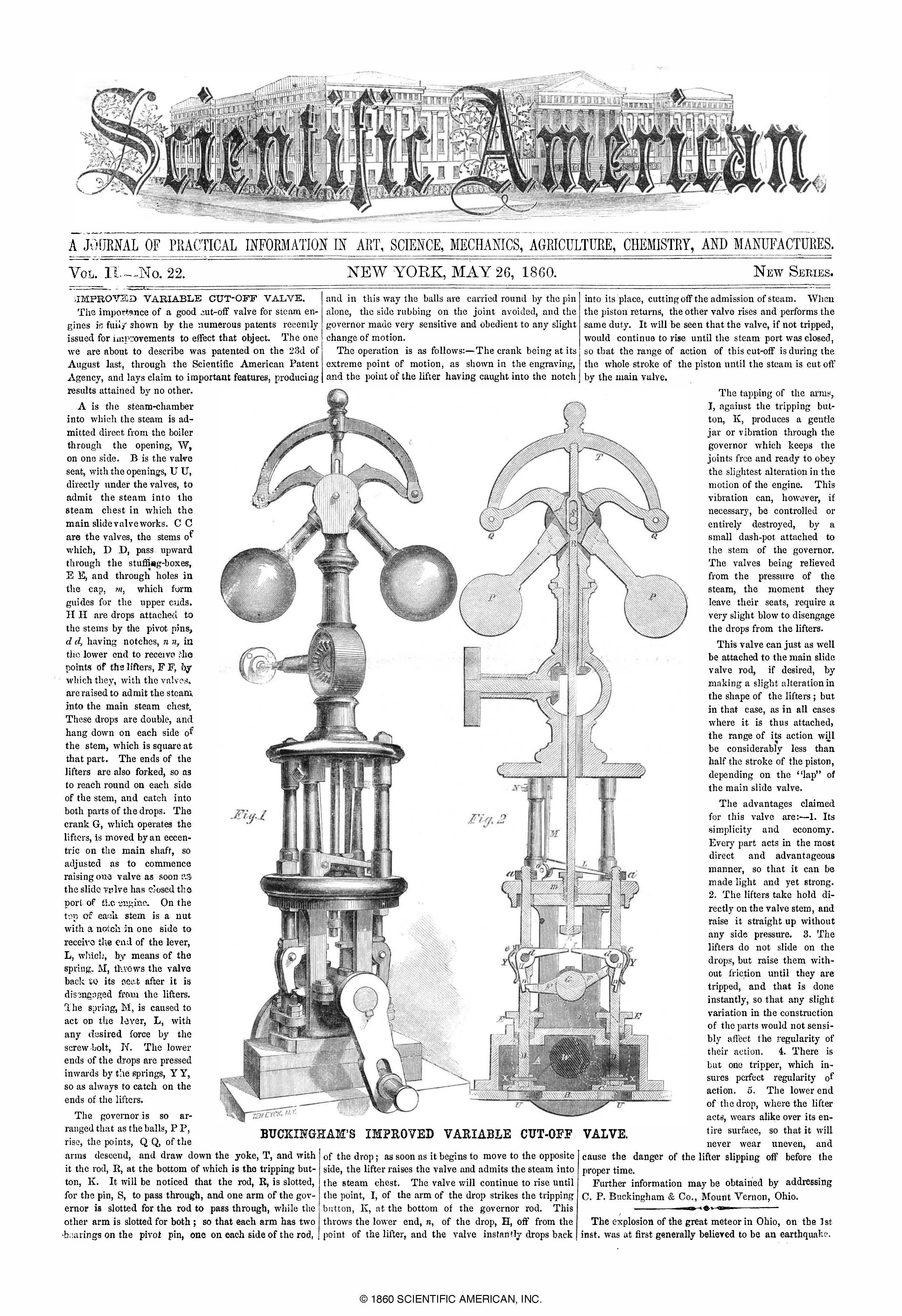 Scientific American Magazine Vol 2 Issue 22