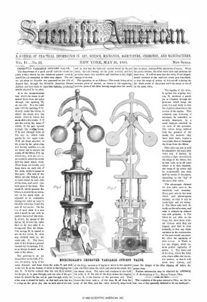 Scientific American Magazine Vol 2 Issue 22