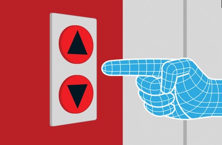 conceptual illustration on the topic of AI Depolarization