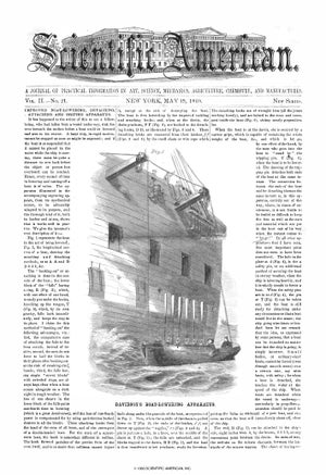 Scientific American Magazine Vol 2 Issue 21
