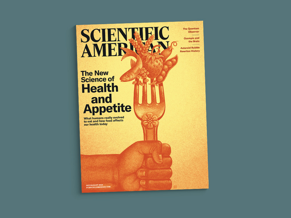 Cover of the July/August issue of Scientific American.