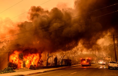 Smoke from Los Angeles fires