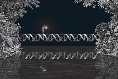 mirror life conceptual illustration