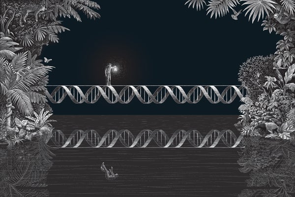 mirror life conceptual illustration