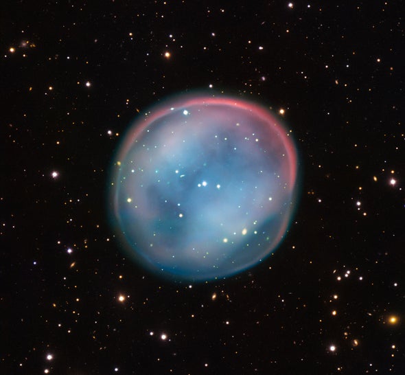 Telescopio captura el "fantasma" de una estrella