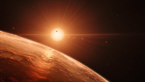 Un sistema extrasolar esconde siete mundos donde buscar vida