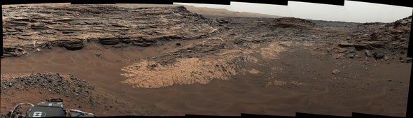 Curiosity descubre chimeneas por las que circulaban fluidos en Marte