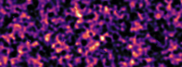 Un sondeo galáctico cuestiona la grumosidad de la materia oscura