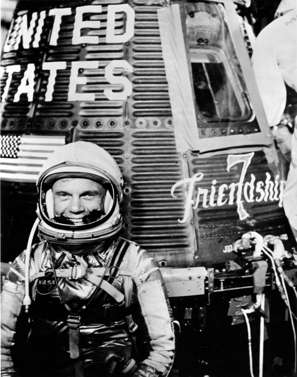 ¡Buen viaje!, John Glenn –el astronauta por excelencia–