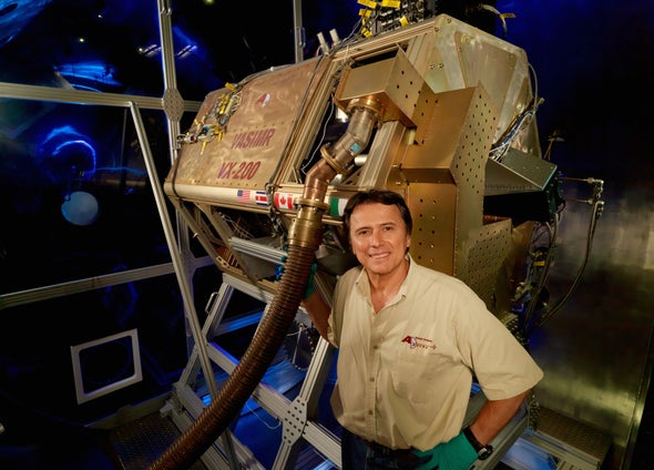 Motor de plasma de Franklin Chang Díaz recibe gran empujón de la NASA