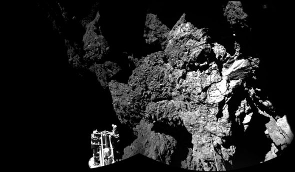 Philae envía sus datos científicos antes de irse a dormir