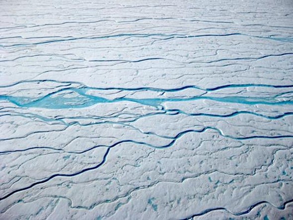 Nuevos ríos de agua helada en Groenlandia preocupan a científicos