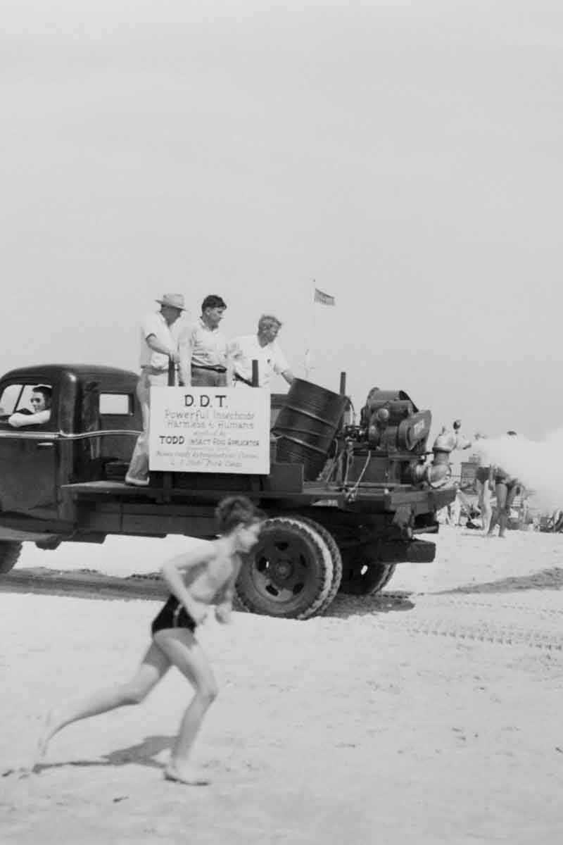 insecticidal fogging machine at Jones Beach