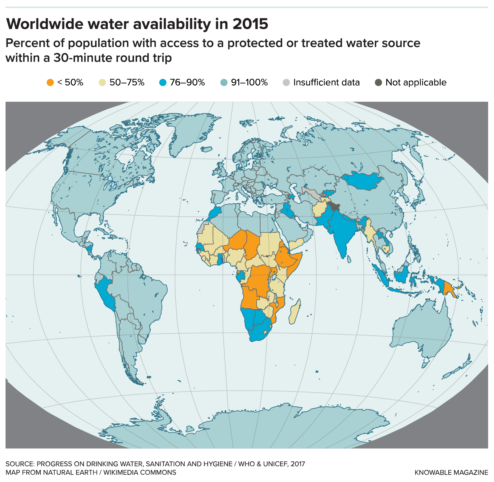 Clean Water Map   G Water Access Map SA 