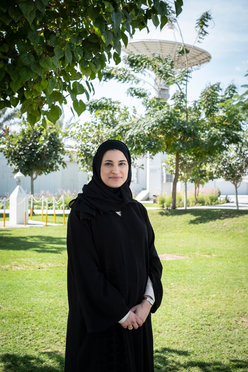Sarah Al Amiri at the The Mohammed Bin Rashid Space Centre