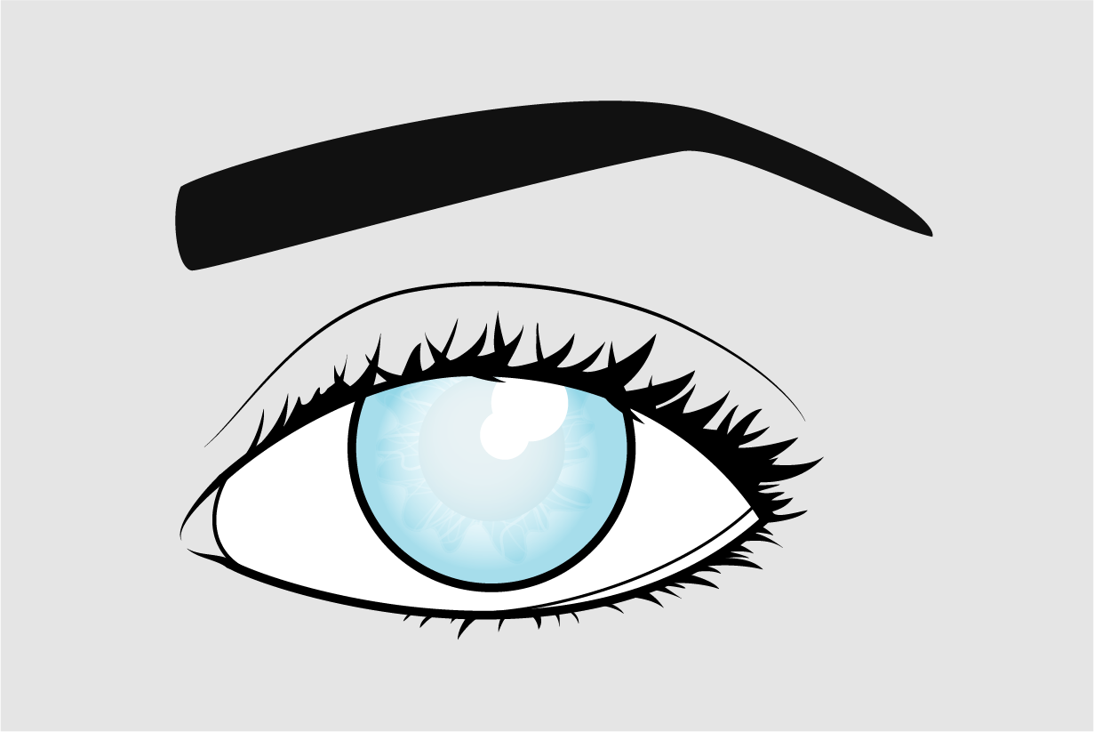 Illustration of an eye.