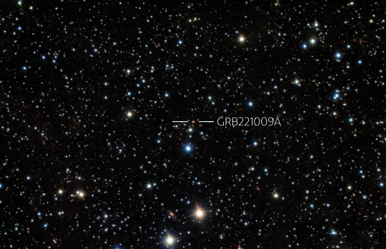 GRB 221009A'dan sonraki parıltı.