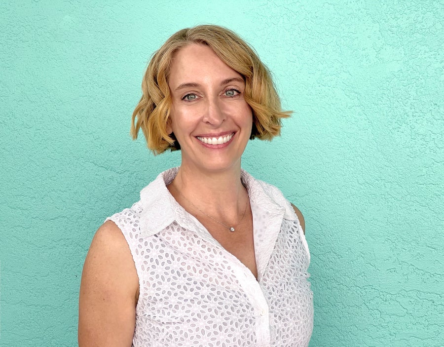Image of Jen Goldbeck against a green background