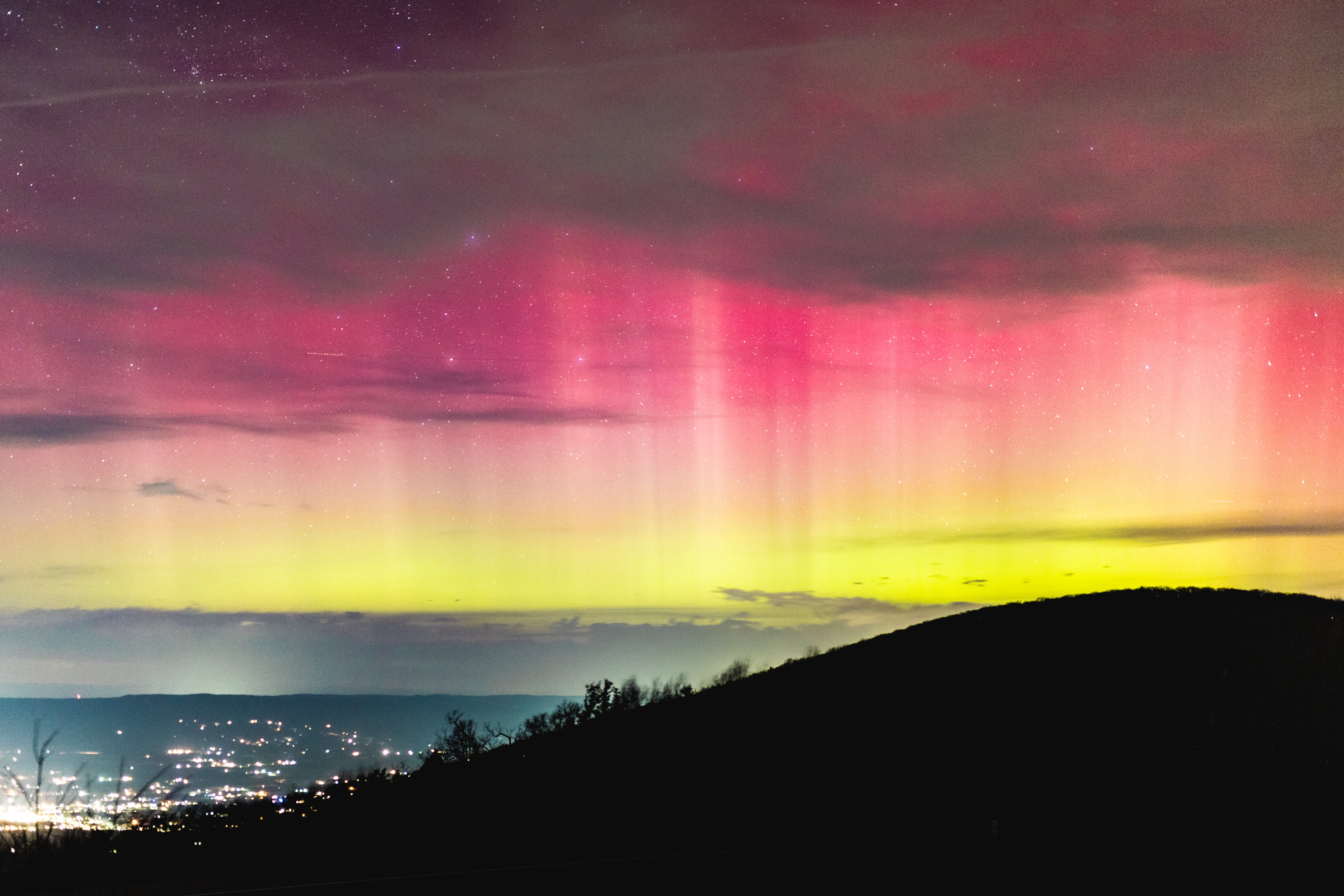 Northern Lights seen from Virginia.