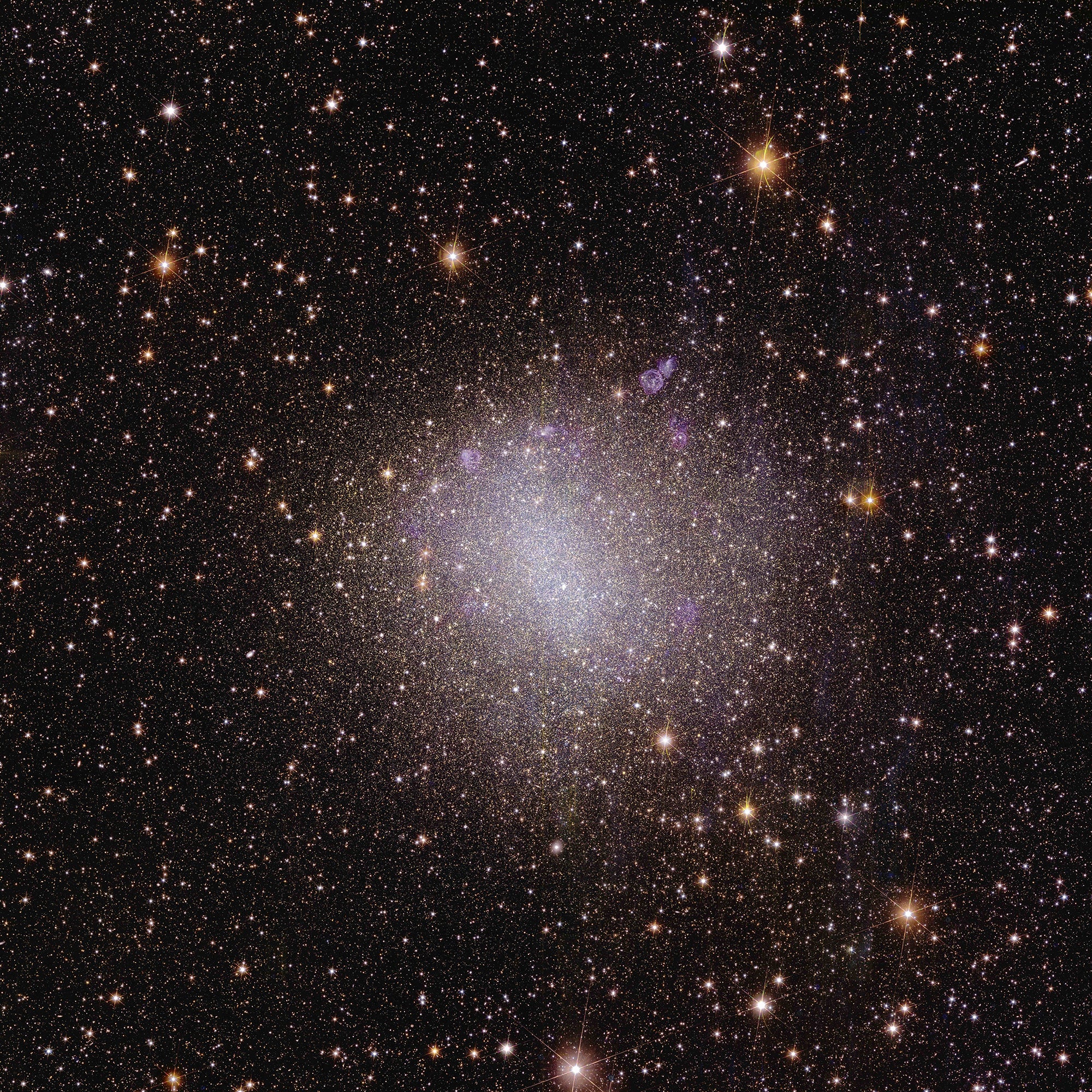 Image of irregular galaxy NGC 6822