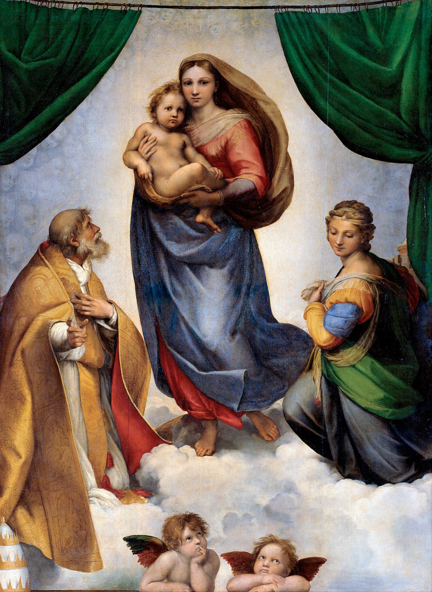 The Sistine Madonna, by Raphael. 