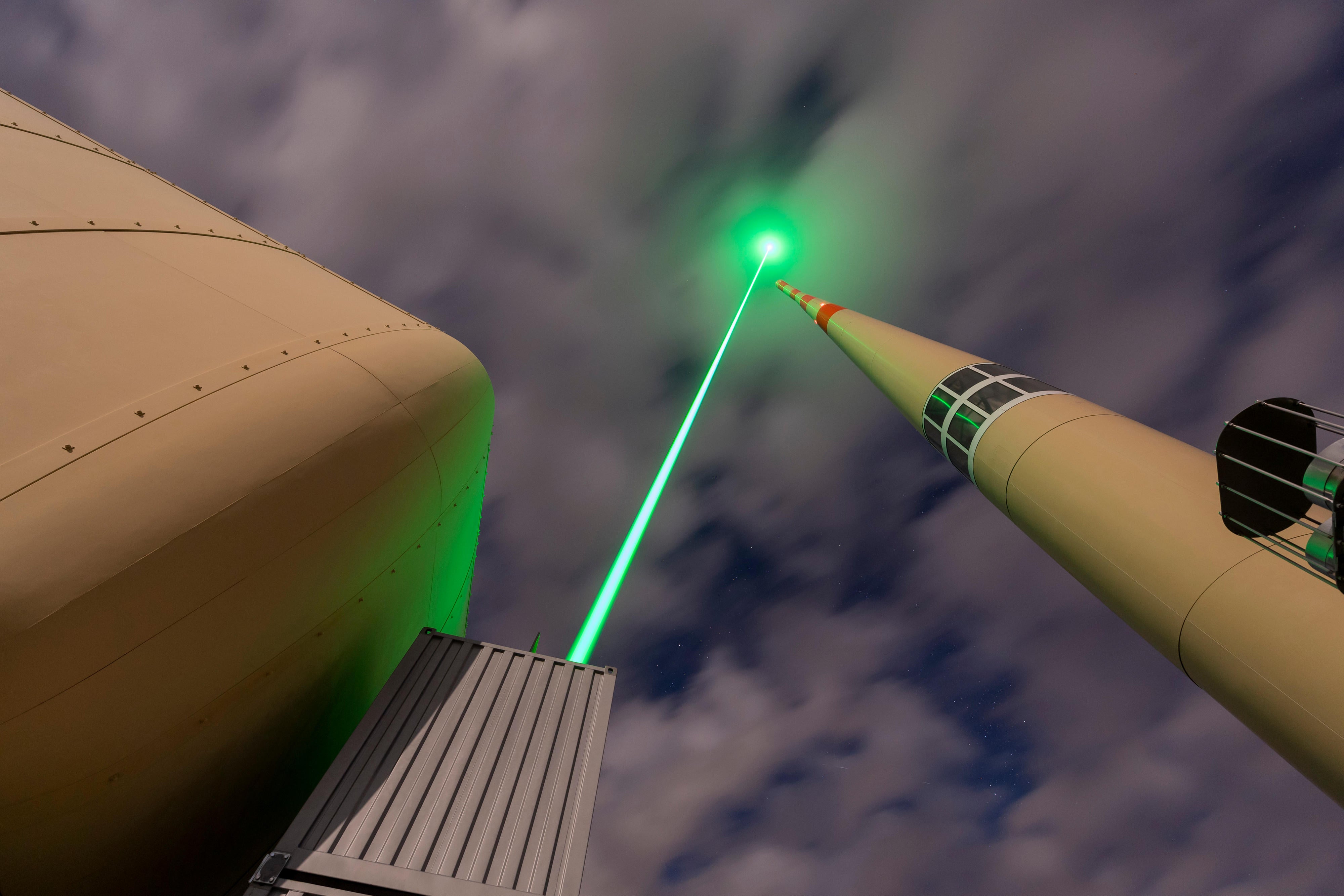 Laser lightning rod