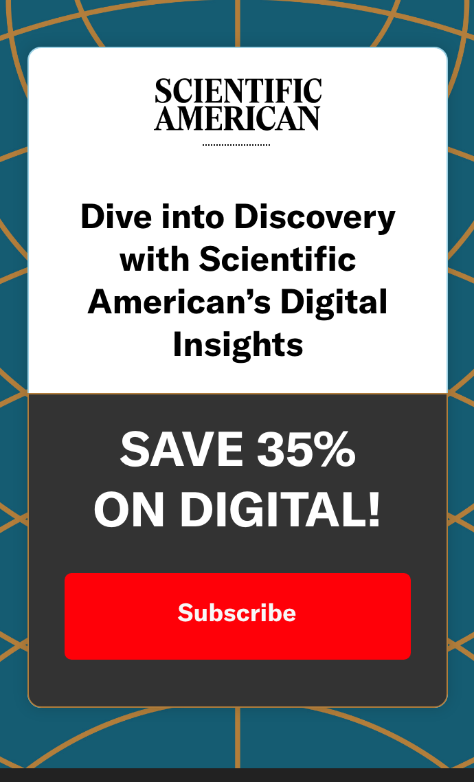 Scientific American 90 days for $1