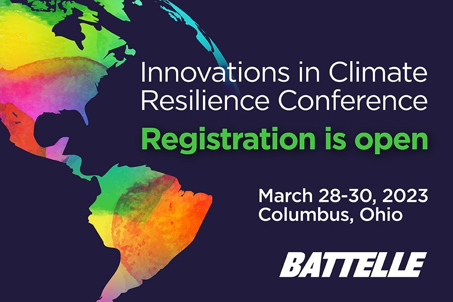 Innovations in Climate Resilience Conference brochure