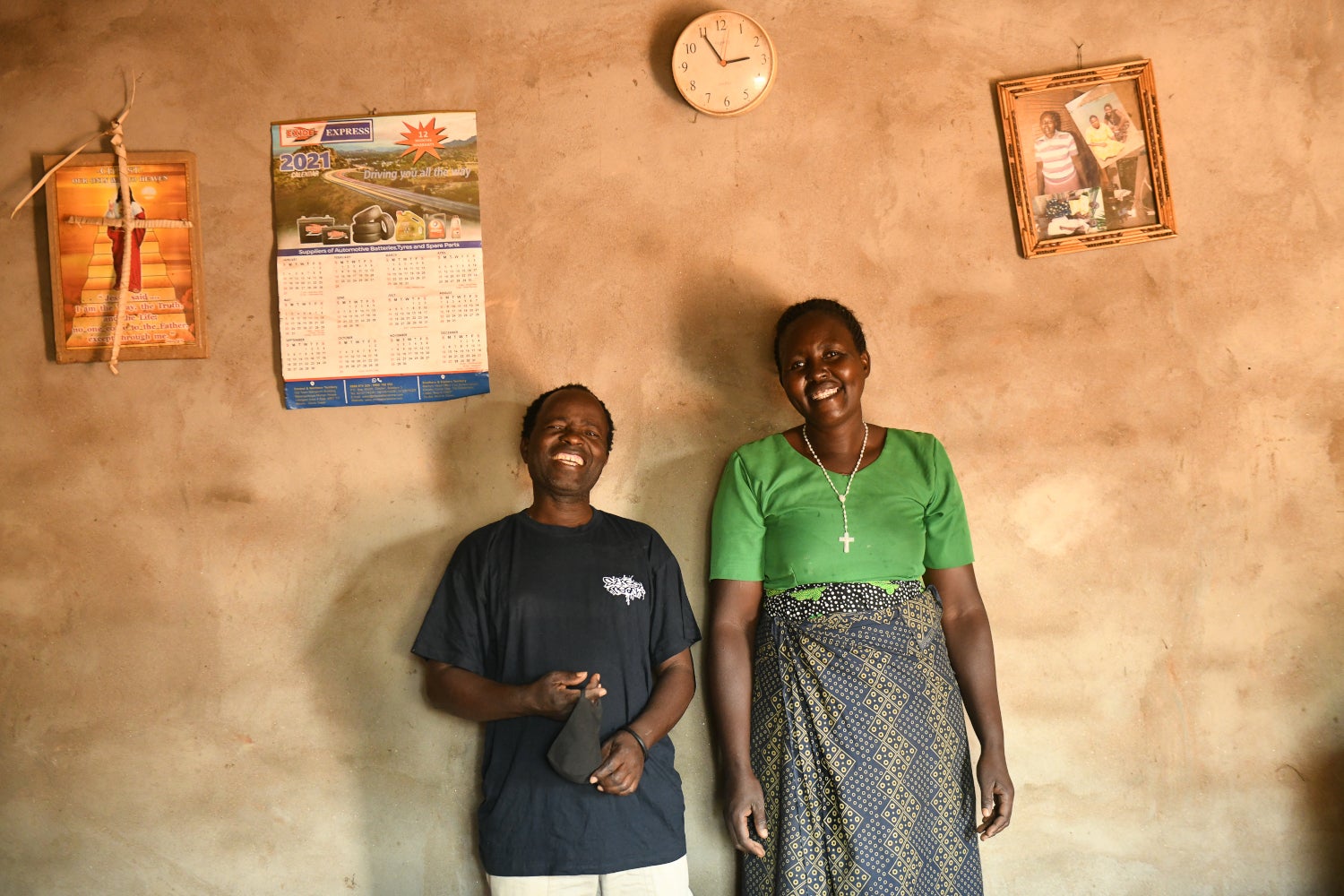 Anita Chitaya and her husband, Christopher Nyoni.